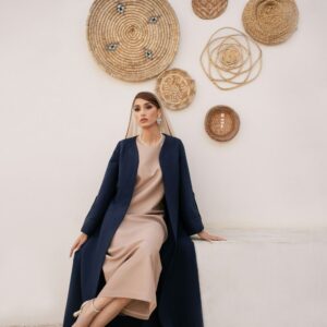 Navy Longline Coat